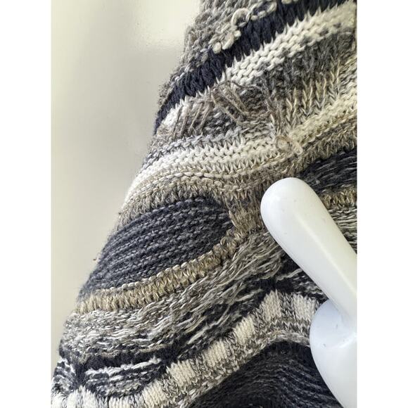 Roundtree & Yorke Knit 3D Sweater Crew Textured Biggie Cosby Men's Size Large - Picture 12 of 16